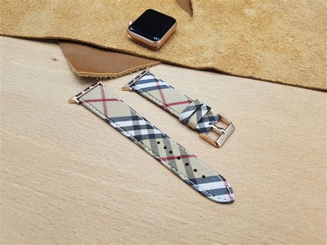 authentic burberry watch band|authentic burberry apple watch band.